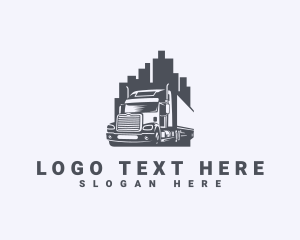 City Logistics Cargo Truck logo