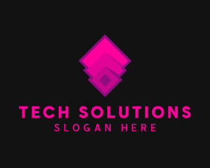 Technology Startup Application logo design