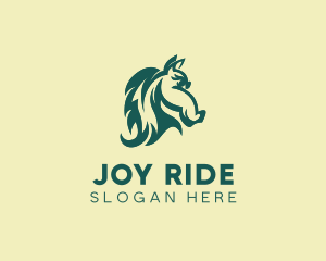 Equestrian Horse Head  logo design