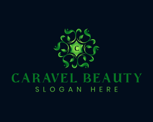 Ornamental Leaves Nature logo design