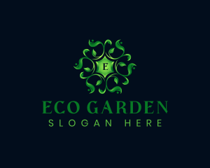 Ornamental Leaves Nature logo design