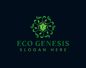 Ornamental Leaves Nature logo design