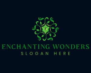 Ornamental Leaves Nature logo design