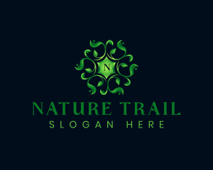 Ornamental Leaves Nature logo design