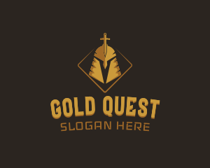 Gold Warrior Esports logo design