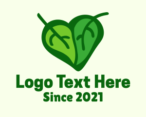 Green Leaf Heart logo