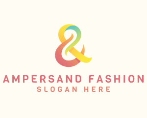 Colorful Ampersand Company logo design