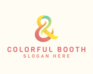 Colorful Ampersand Company logo design