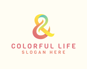 Colorful Ampersand Company logo design