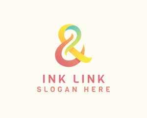 Colorful Ampersand Company logo design