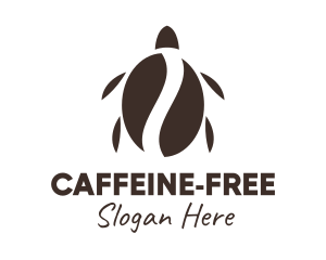 Coffee Bean Turtle logo design