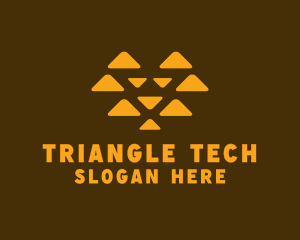Lion Triangle Mane logo
