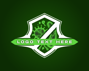 Shield - Protection Shield Virus logo design
