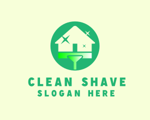 Home Cleaning Housekeeper logo design