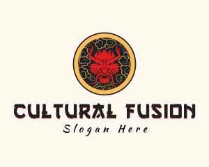 Cultural Mythology Dragon  logo design