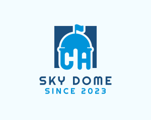 Letter CA Dome logo