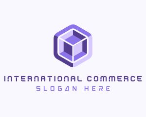 Modern Company Cube logo design