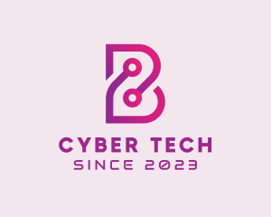 Cyber Connection Letter B logo
