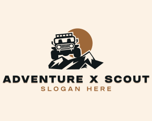 Jeep Mountain Adventure logo design