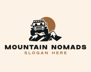 Jeep Mountain Adventure logo design