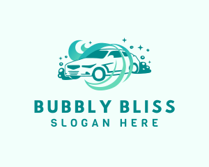 Green Car Wash logo design