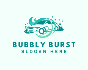 Green Car Wash logo design