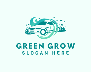 Green Car Wash logo design