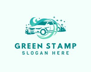 Green Car Wash logo design