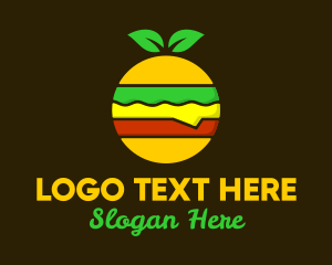 Hamburger - Colorful Organic Hamburger logo design