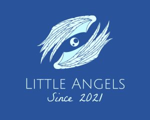 Angel Wing Lens logo design