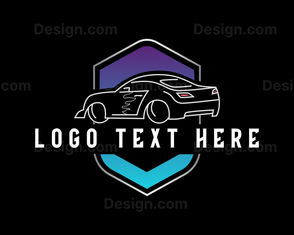 Car Racer Drifting Logo