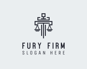 Law Firm Scale logo design