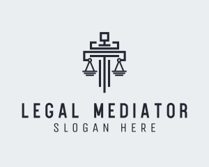 Law Firm Scale logo design