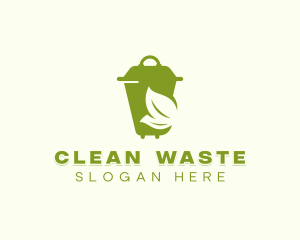 Eco Trash Bin logo design