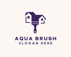 Home Paint Renovation logo design