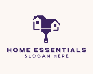 Home Paint Renovation logo design