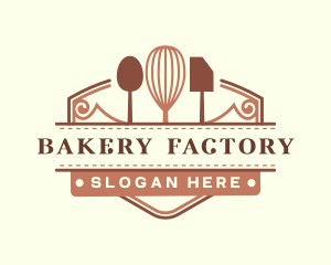 Bakery Whisk Tool logo design