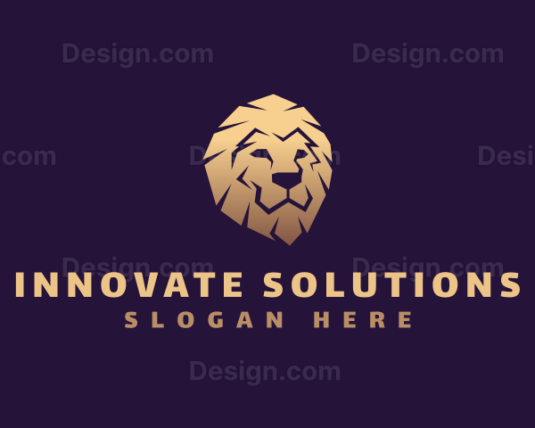Lion Safari King Logo