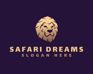 Lion Safari King  logo design