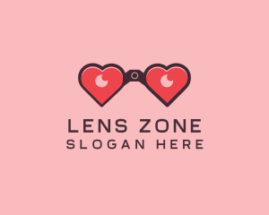 Heart Binocular Lens logo