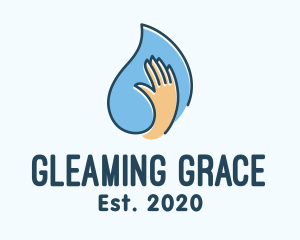 Hand Sanitizing Liquid logo design