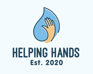 Hand Sanitizing Liquid logo design