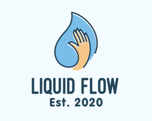 Hand Sanitizing Liquid logo design