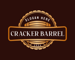 Premium Barrel Beer  logo design