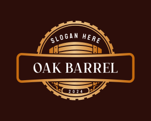 Premium Barrel Beer  logo design