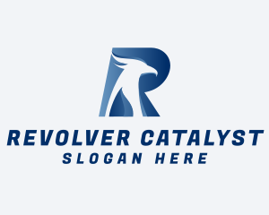 Aviary Falcon Letter R logo design