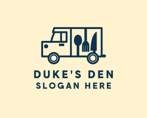 Minimalist Food Truck Logo