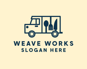 Minimalist Food Truck Logo