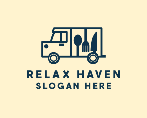 Minimalist Food Truck logo