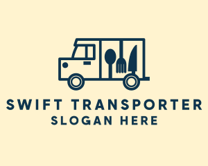 Minimalist Food Truck logo